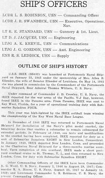  [Ships Officers ]